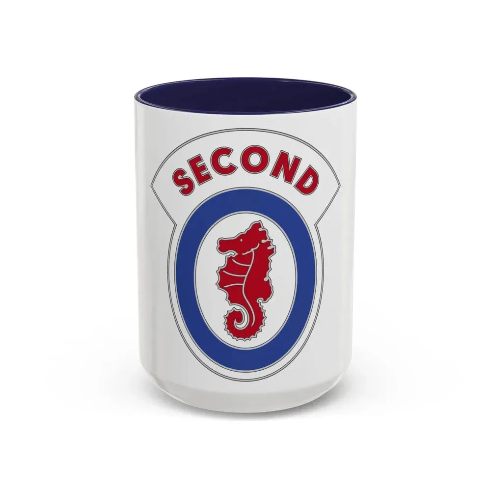 2 Engineer Brigade 3 (U.S. Army) Accent Coffee Mug 15oz Navy - Go Mug Yourself