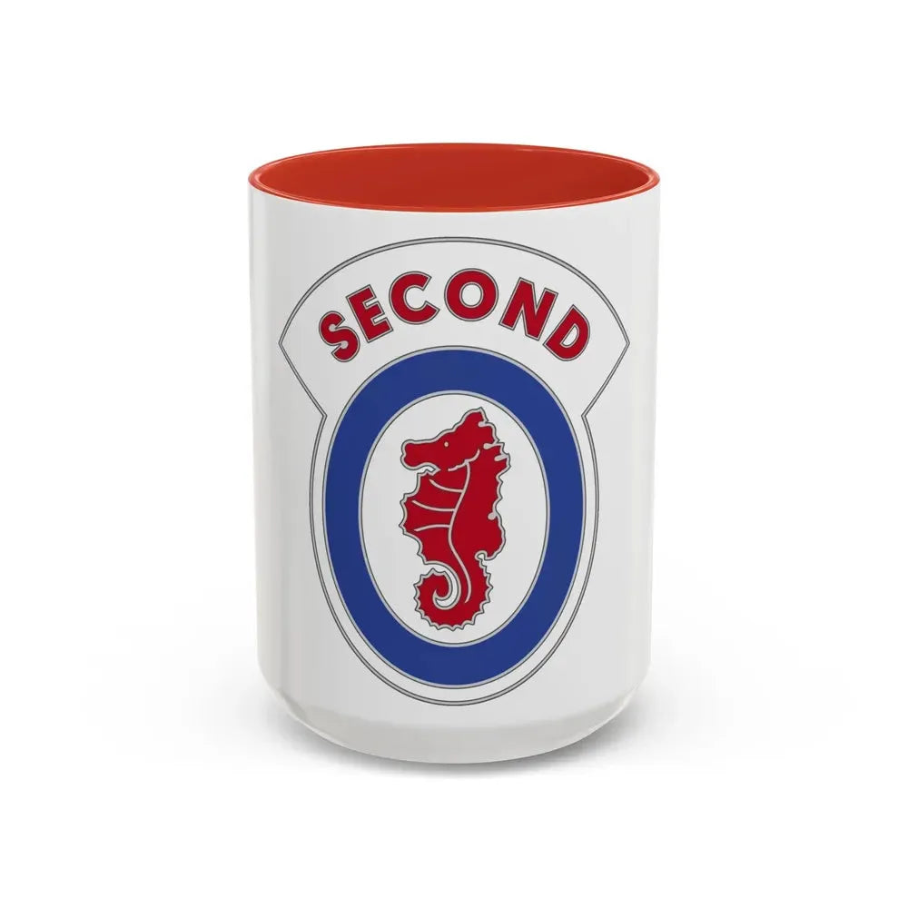 2 Engineer Brigade 3 (U.S. Army) Accent Coffee Mug 15oz Red - Go Mug Yourself