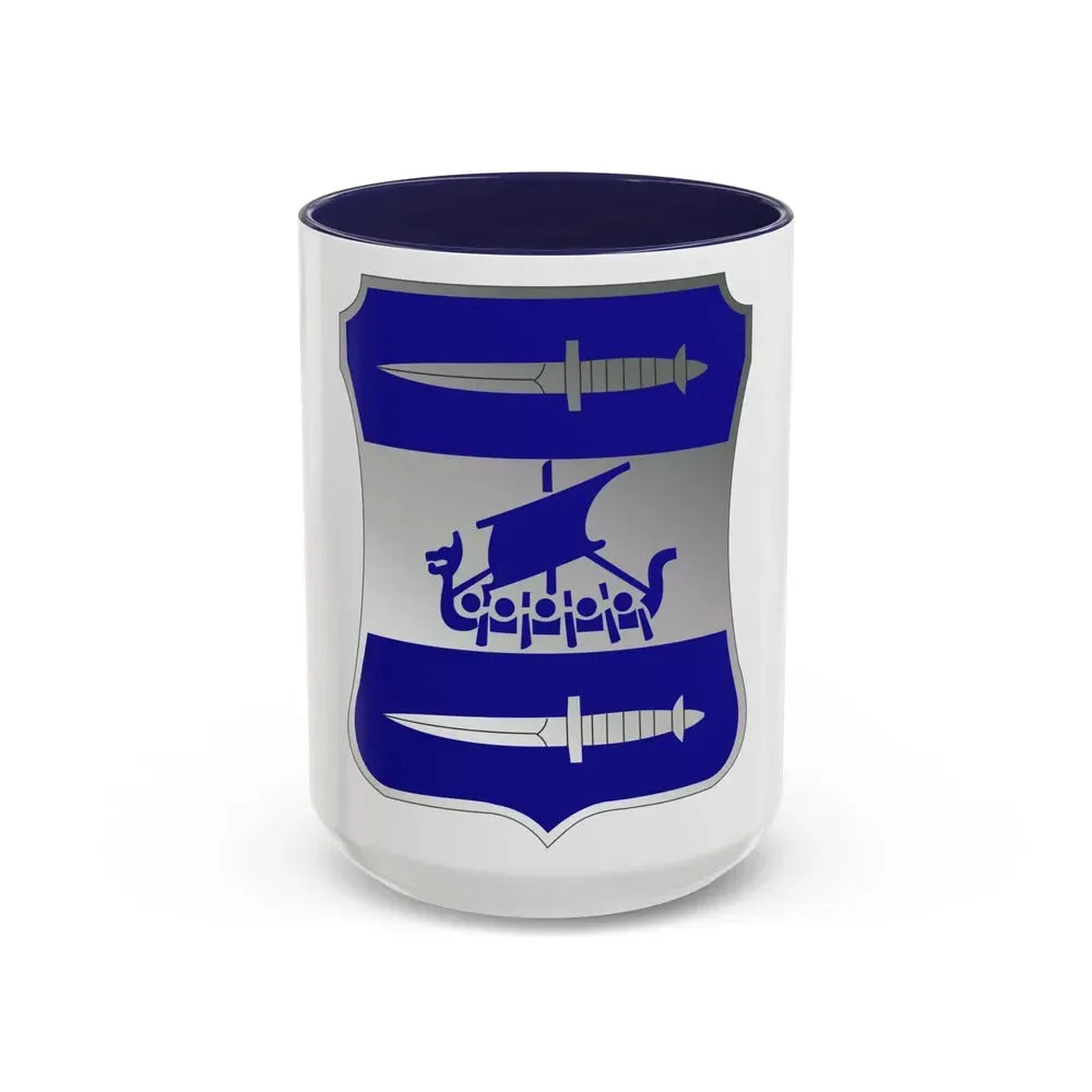 2 Infantry Battalion (U.S. Army) Accent Coffee Mug 15oz Navy - Go Mug Yourself