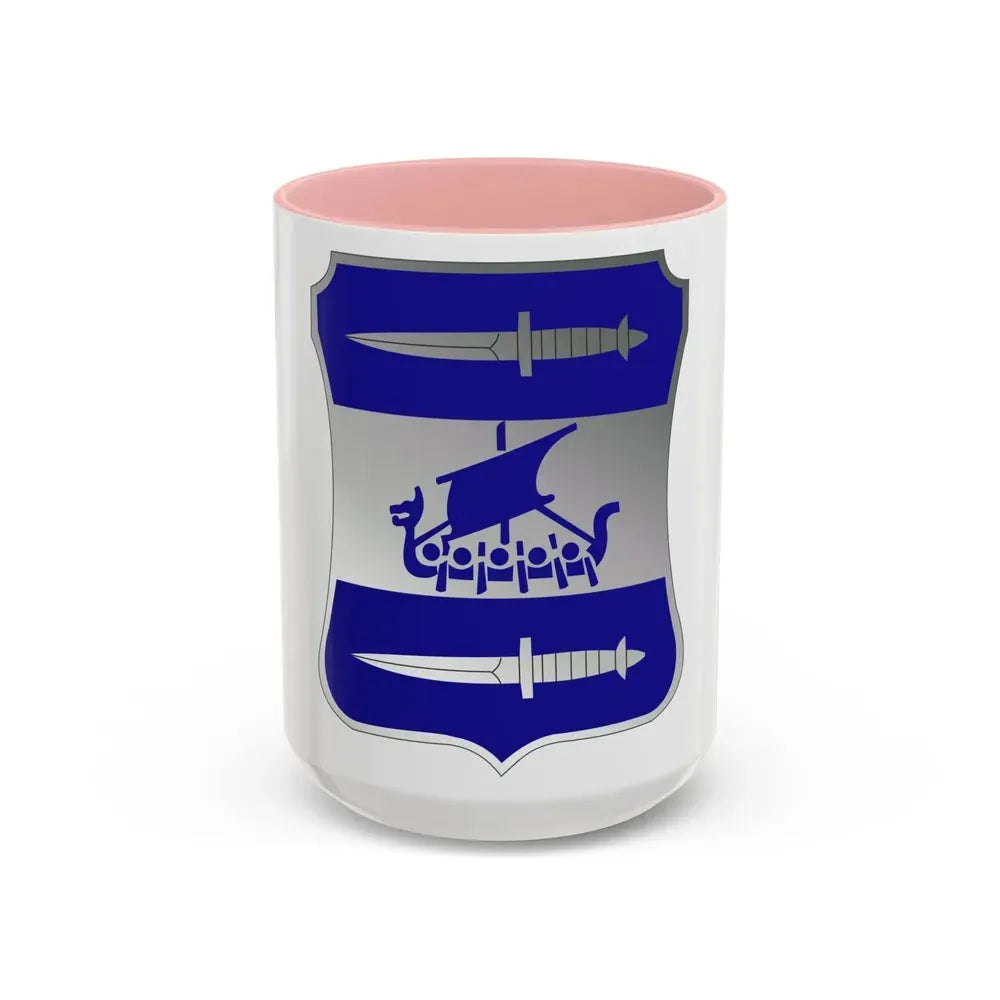2 Infantry Battalion (U.S. Army) Accent Coffee Mug 15oz Pink - Go Mug Yourself