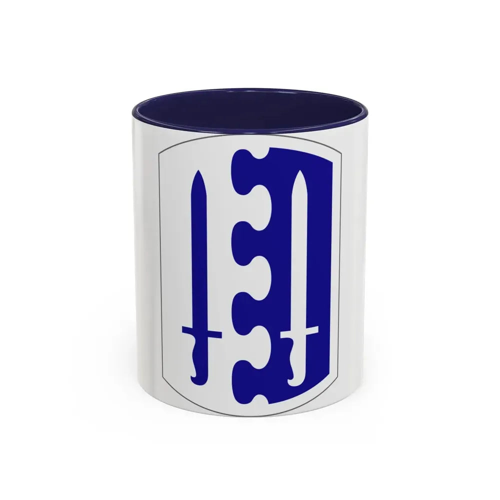 2 Infantry Brigade (U.S. Army) Accent Coffee Mug 11oz Navy - Go Mug Yourself