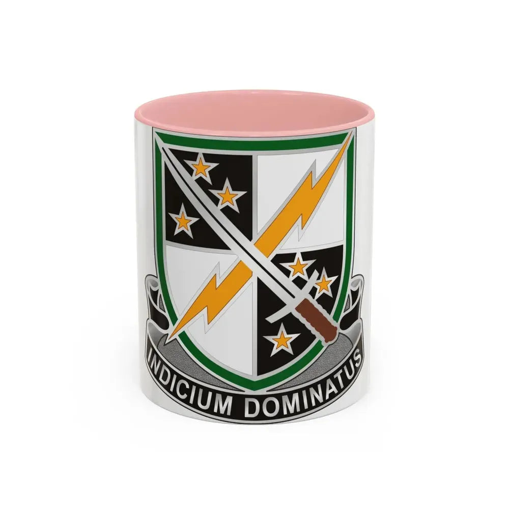 2 Information Operations Battalion (U.S. Army) Accent Coffee Mug 11oz Pink - Go Mug Yourself