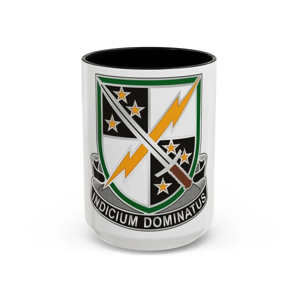 2 Information Operations Battalion (U.S. Army) Accent Coffee Mug 15oz Black - Go Mug Yourself