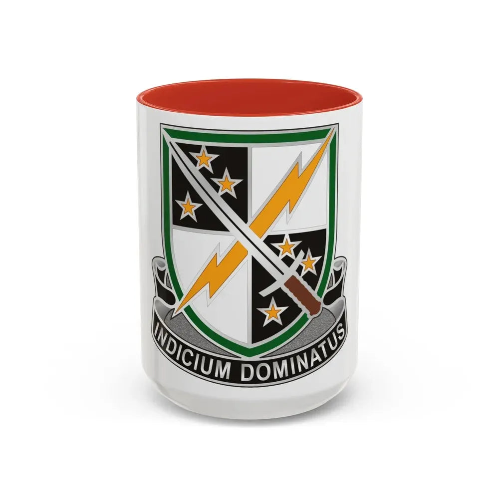 2 Information Operations Battalion (U.S. Army) Accent Coffee Mug 15oz Red - Go Mug Yourself