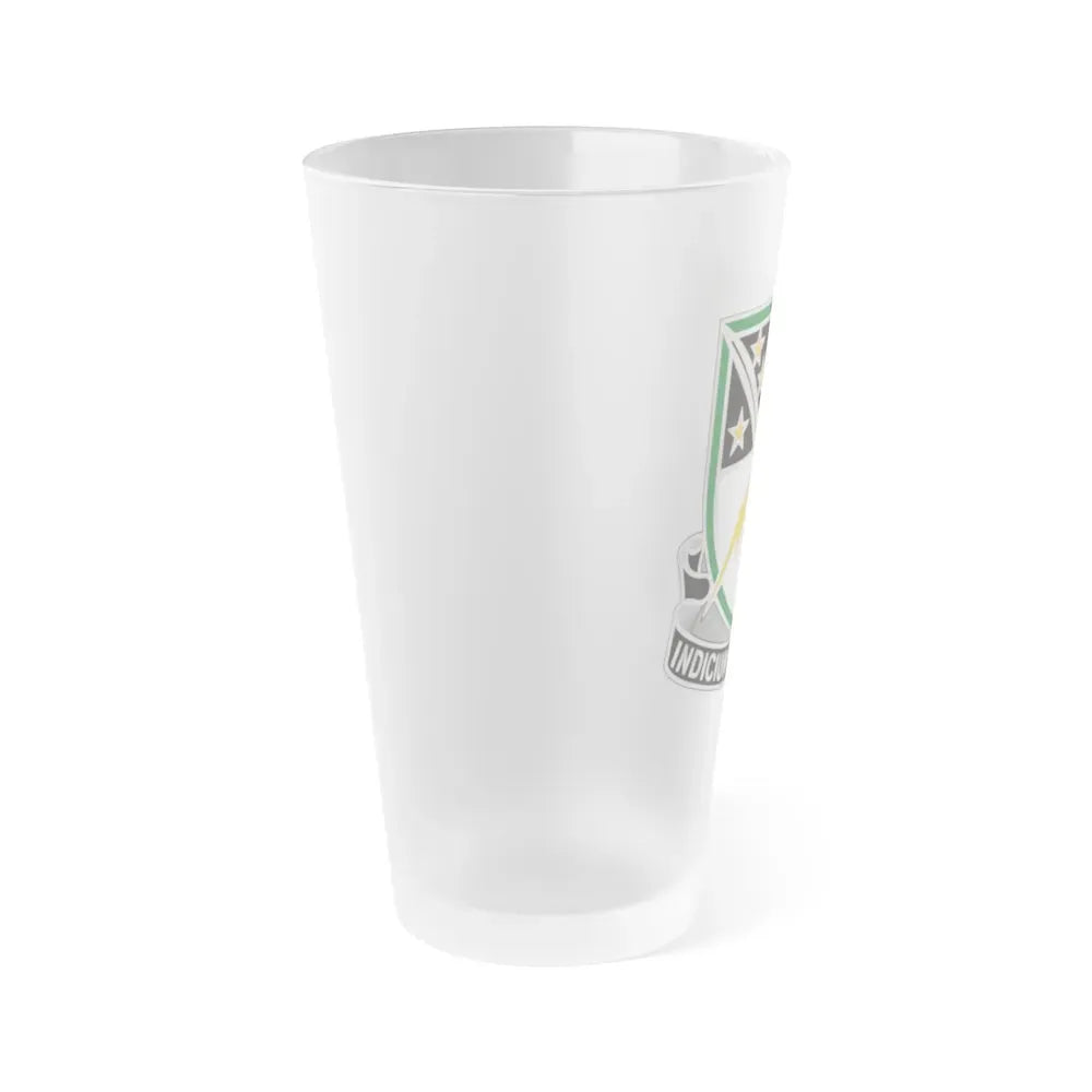 2 Information Operations Battalion (U.S. Army) Frosted Pint Glass 16oz - Go Mug Yourself