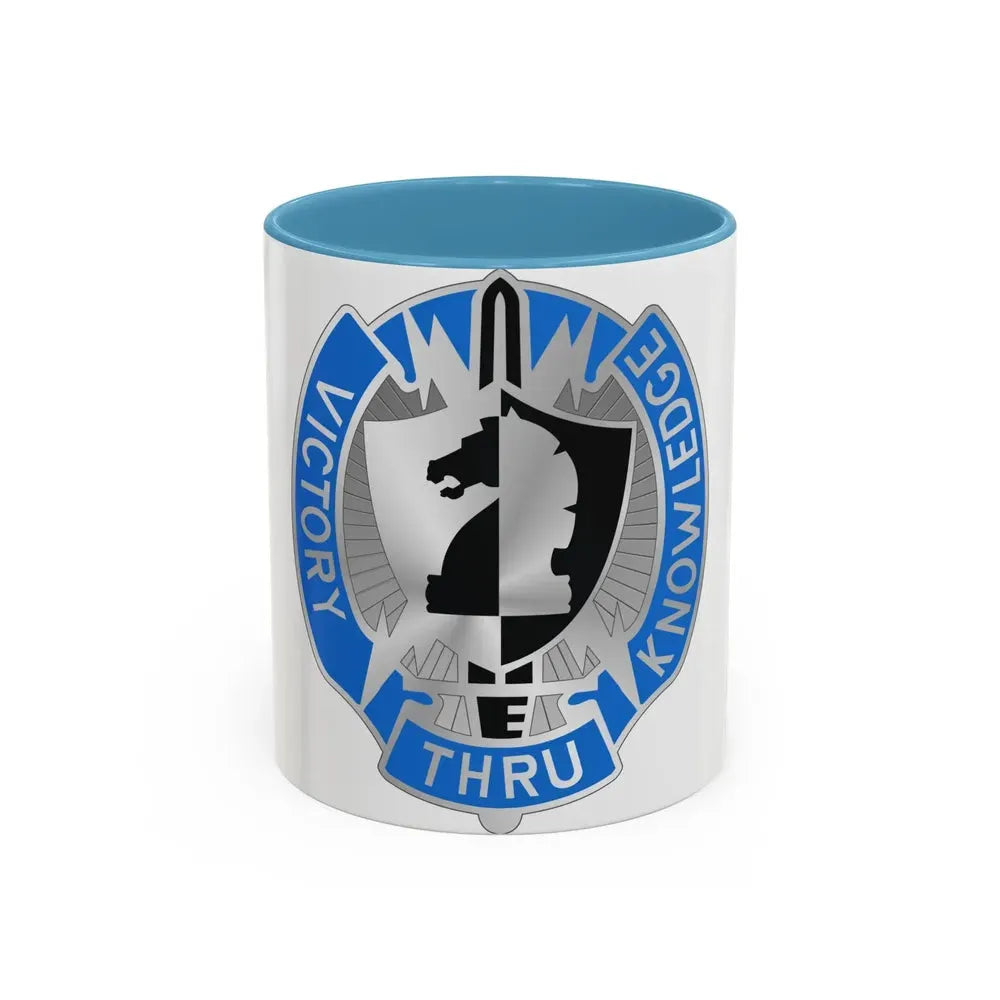 2 Military Intelligence Command 2 (U.S. Army) Accent Coffee Mug 11oz Light Blue - Go Mug Yourself