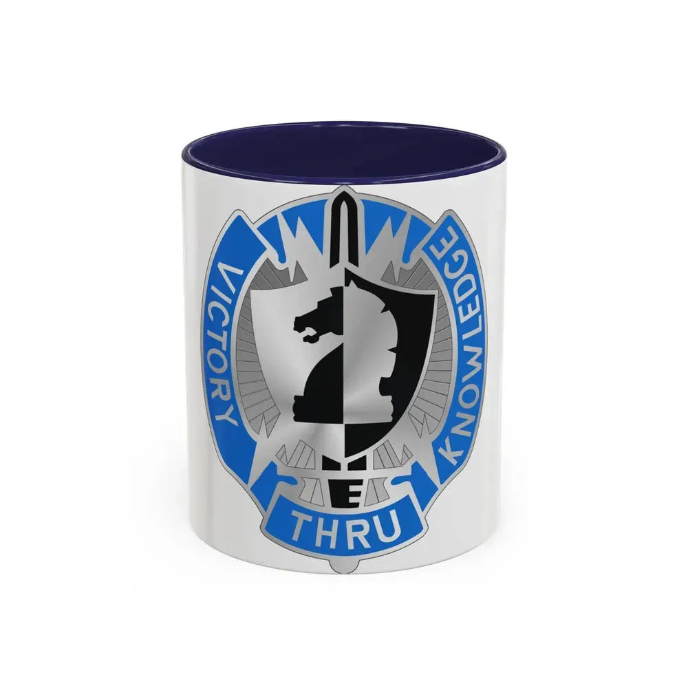 2 Military Intelligence Command 2 (U.S. Army) Accent Coffee Mug 11oz Navy - Go Mug Yourself