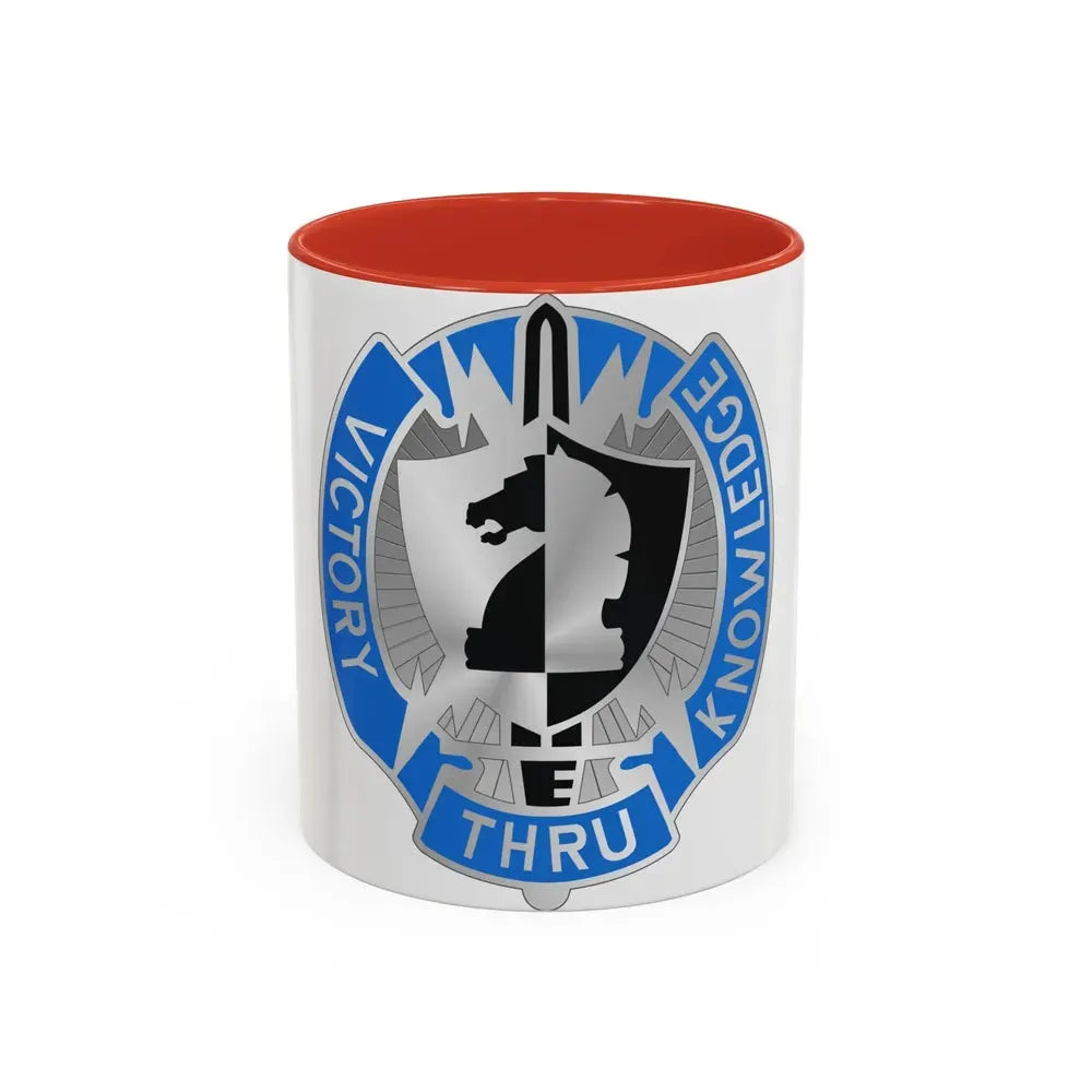 2 Military Intelligence Command 2 (U.S. Army) Accent Coffee Mug 11oz Red - Go Mug Yourself