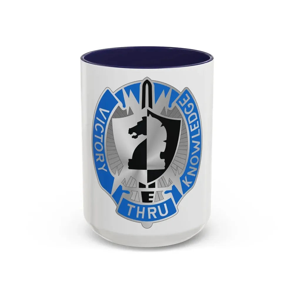 2 Military Intelligence Command 2 (U.S. Army) Accent Coffee Mug 15oz Navy - Go Mug Yourself