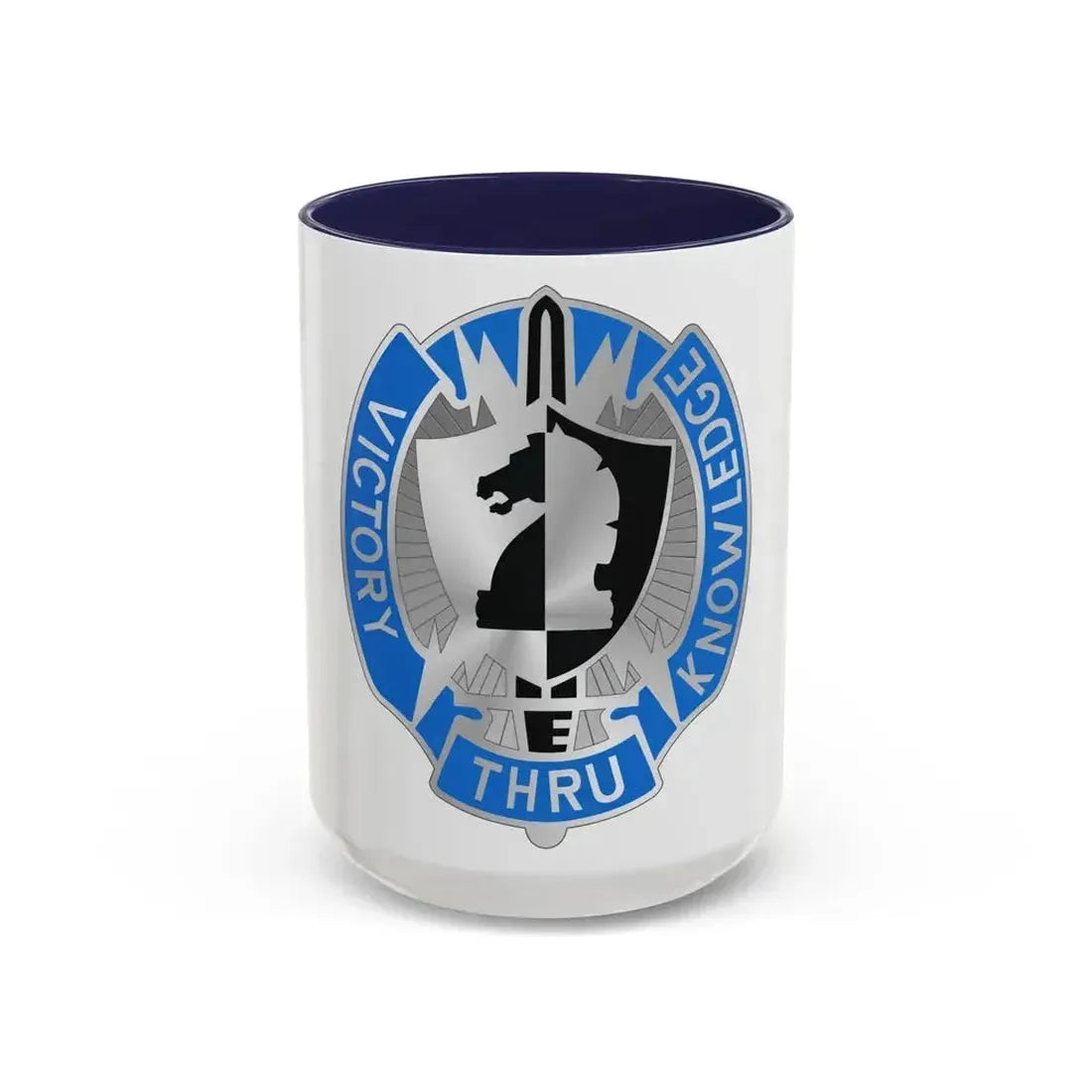 2 Military Intelligence Command 2 (U.S. Army) Accent Coffee Mug 15oz Navy - Go Mug Yourself