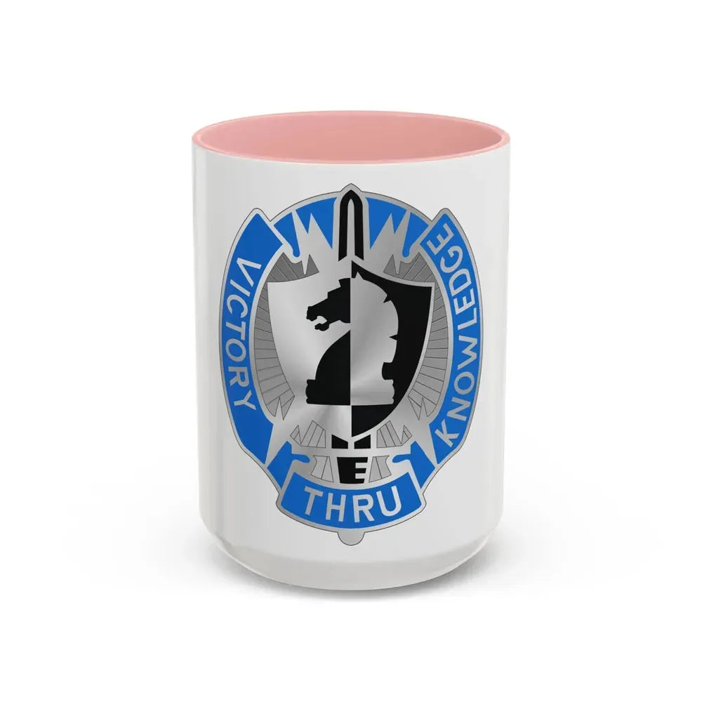 2 Military Intelligence Command 2 (U.S. Army) Accent Coffee Mug 15oz Pink - Go Mug Yourself