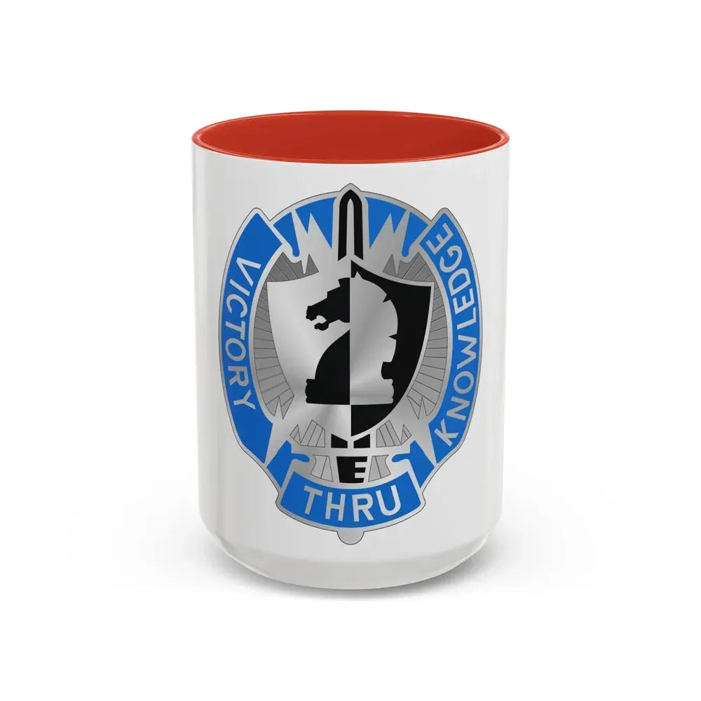 2 Military Intelligence Command 2 (U.S. Army) Accent Coffee Mug 15oz Red - Go Mug Yourself
