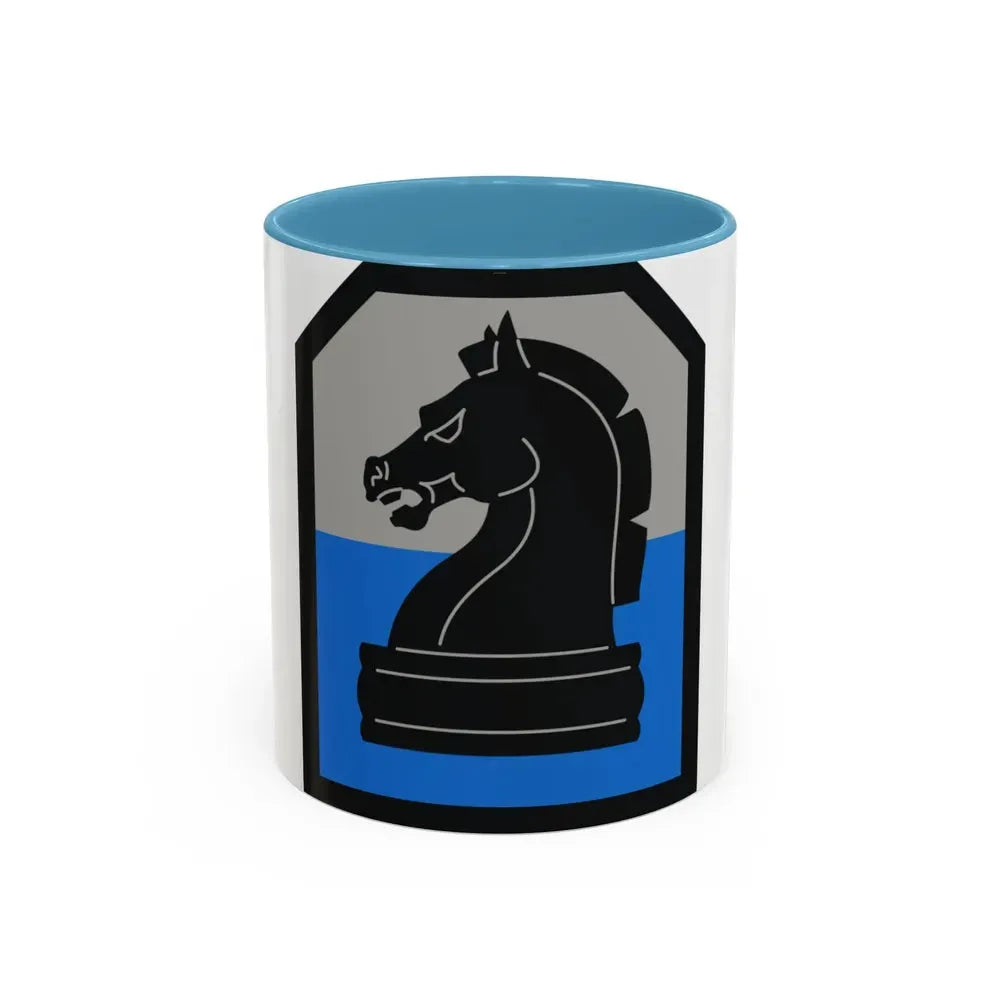 2 Military Intelligence Command (U.S. Army) Accent Coffee Mug 11oz Light Blue - Go Mug Yourself
