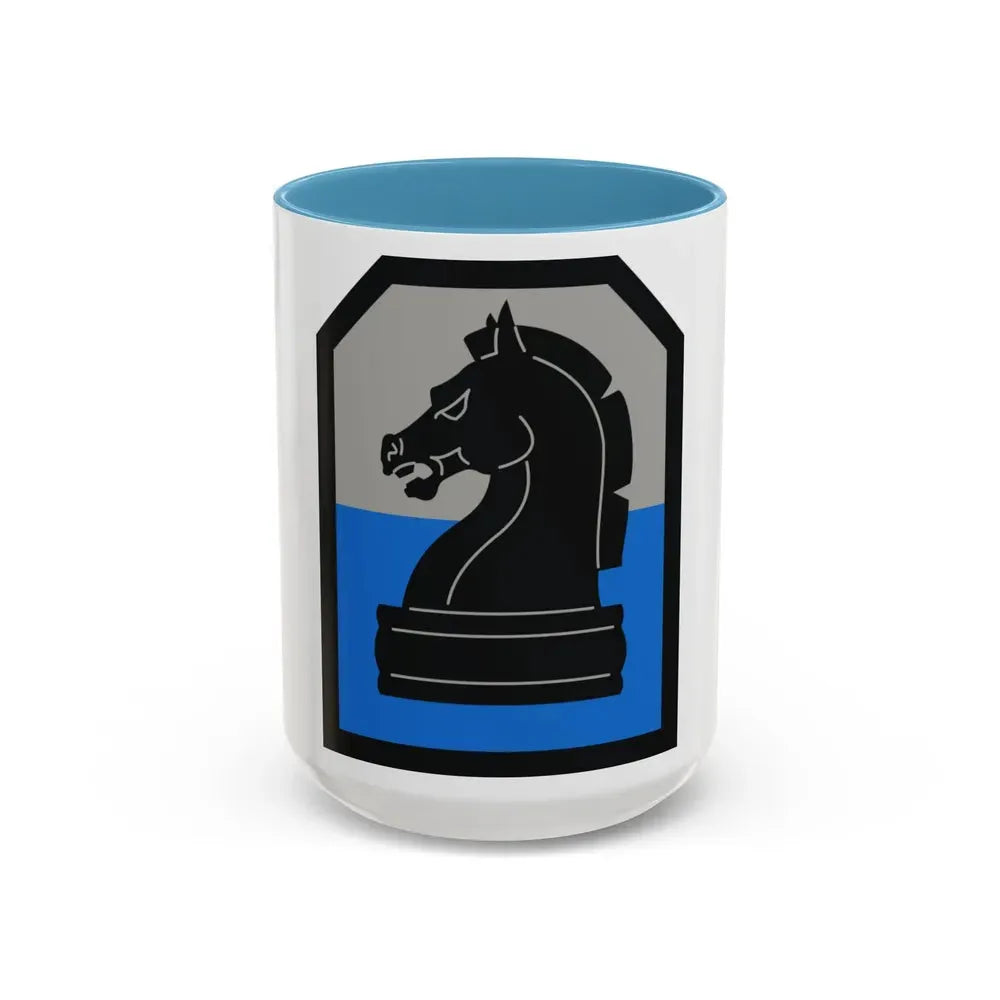 2 Military Intelligence Command (U.S. Army) Accent Coffee Mug 15oz Light Blue - Go Mug Yourself