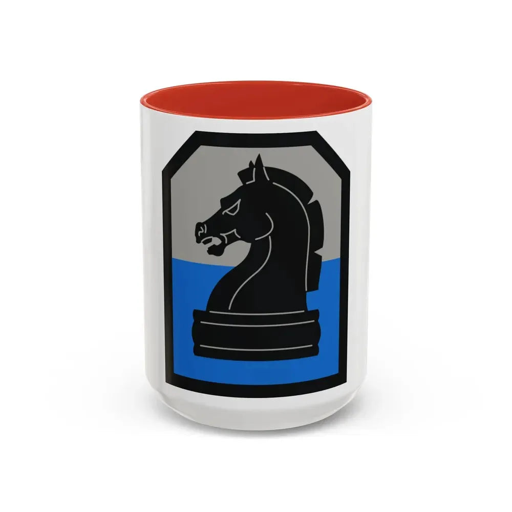 2 Military Intelligence Command (U.S. Army) Accent Coffee Mug 15oz Red - Go Mug Yourself