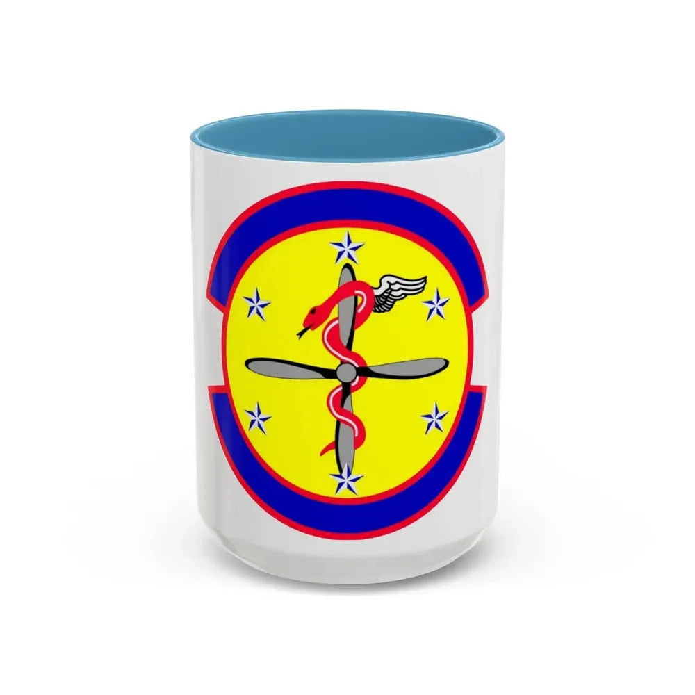 2 Operational Medical Readiness Squadron AFGSC (U.S. Air Force) Accent Coffee Mug 15oz Light Blue - Go Mug Yourself