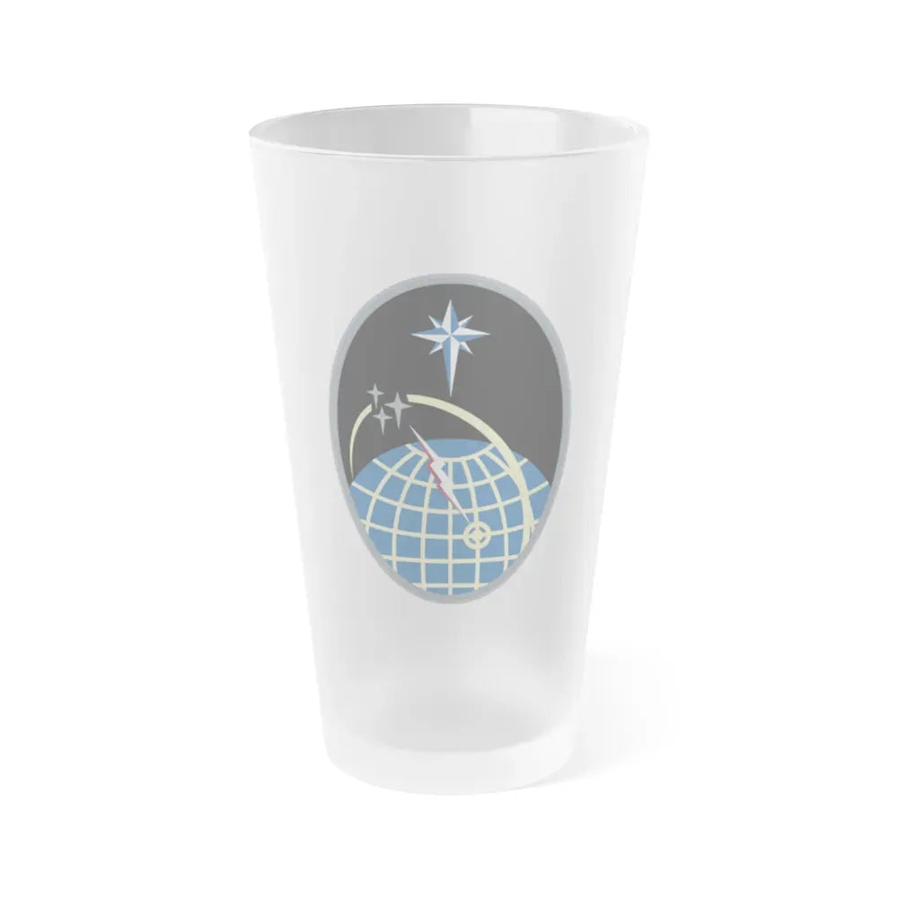 2 Space Operations Squadron (U.S. Space Force) Frosted Pint Glass 16oz Default Title - Go Mug Yourself
