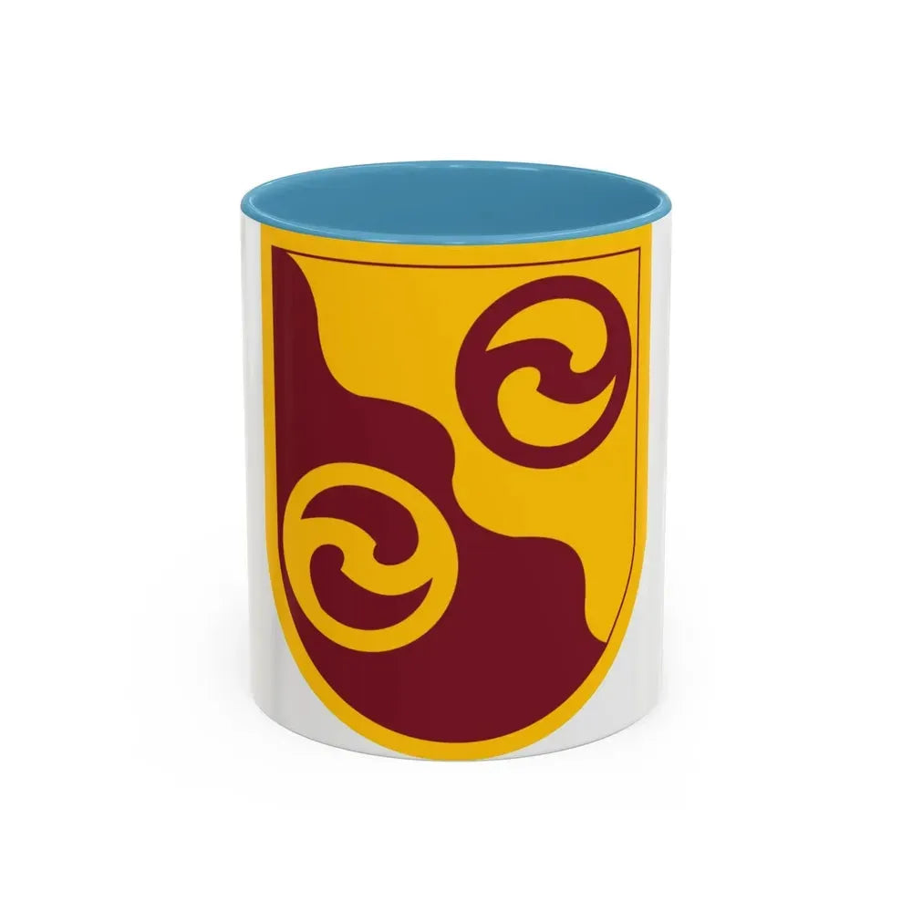 2 Transportation Command (U.S. Army) Accent Coffee Mug 11oz Light Blue - Go Mug Yourself