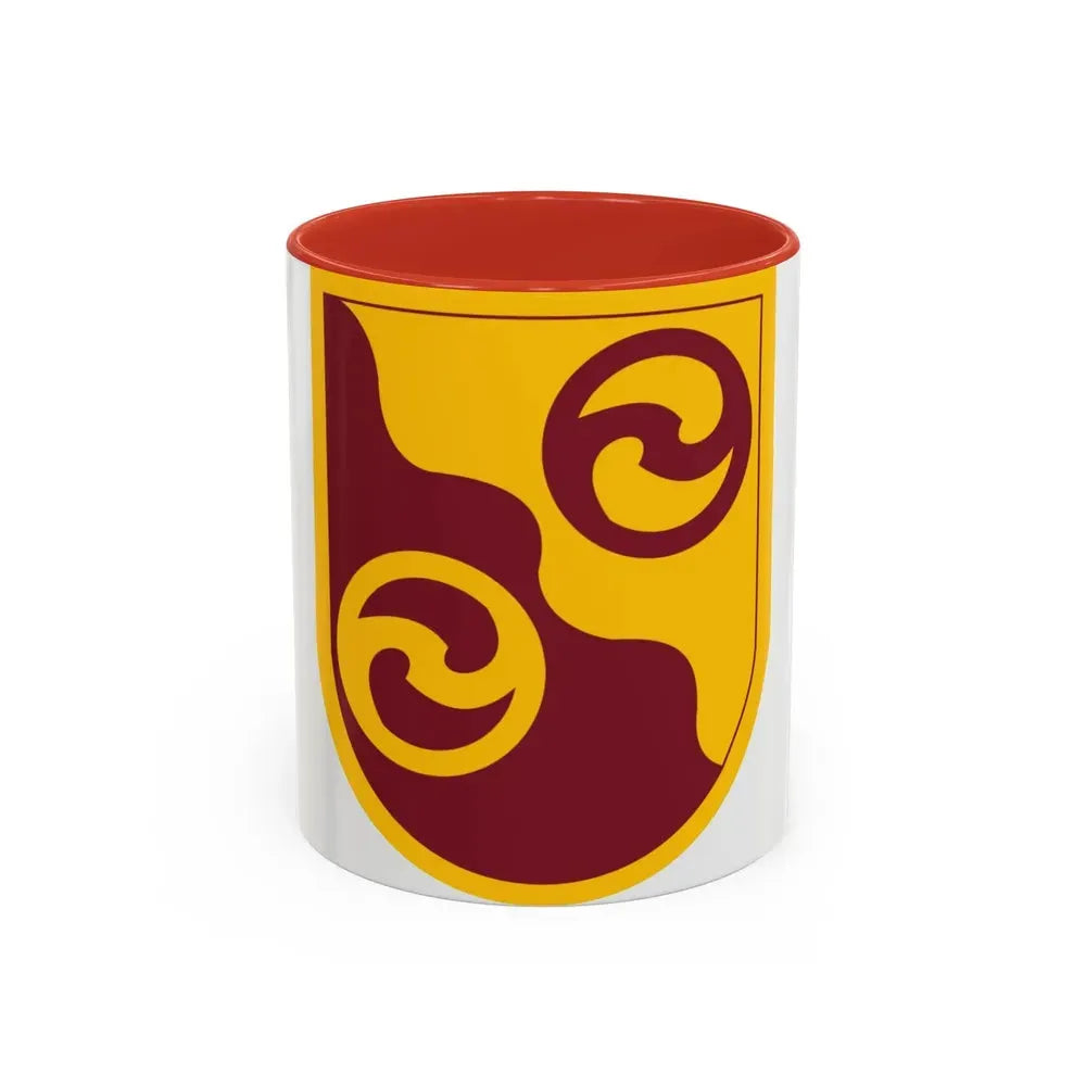 2 Transportation Command (U.S. Army) Accent Coffee Mug 11oz Red - Go Mug Yourself