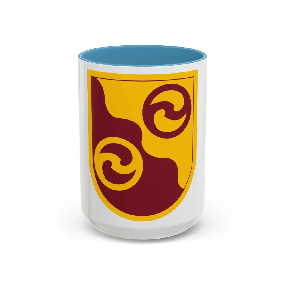 2 Transportation Command (U.S. Army) Accent Coffee Mug 15oz Light Blue - Go Mug Yourself