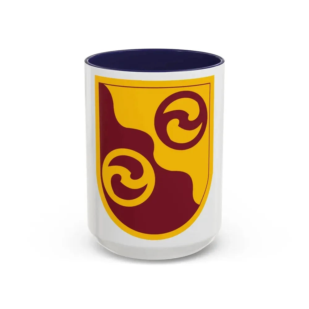 2 Transportation Command (U.S. Army) Accent Coffee Mug 15oz Navy - Go Mug Yourself