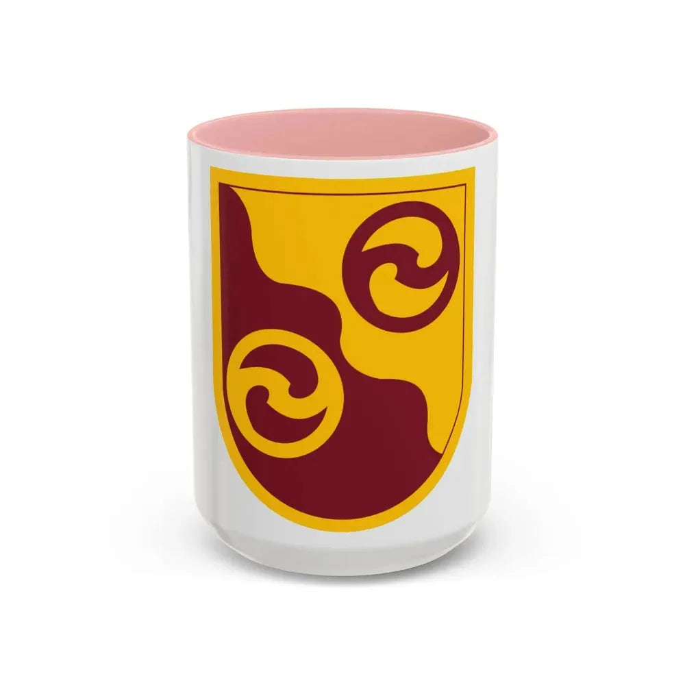 2 Transportation Command (U.S. Army) Accent Coffee Mug 15oz Pink - Go Mug Yourself