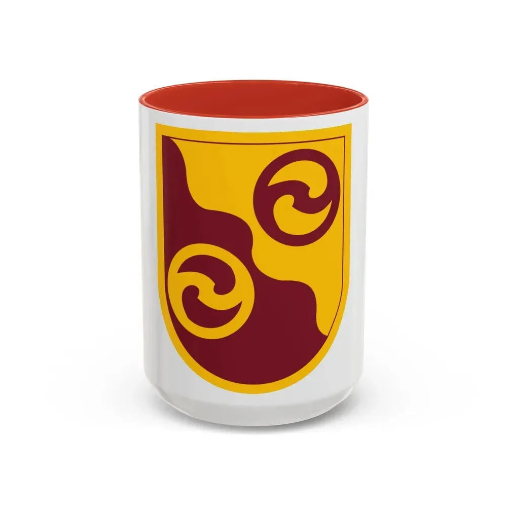 2 Transportation Command (U.S. Army) Accent Coffee Mug 15oz Red - Go Mug Yourself