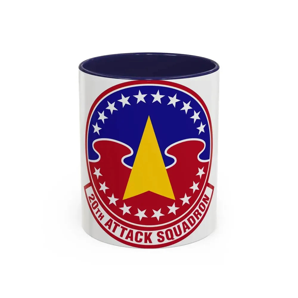 20 Attack Squadron ACC (U.S. Air Force) Accent Coffee Mug 11oz Navy - Go Mug Yourself