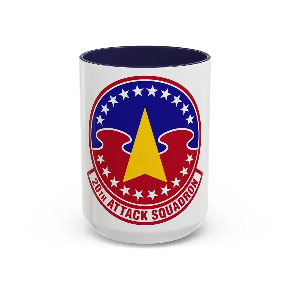 20 Attack Squadron ACC (U.S. Air Force) Accent Coffee Mug 15oz Navy - Go Mug Yourself