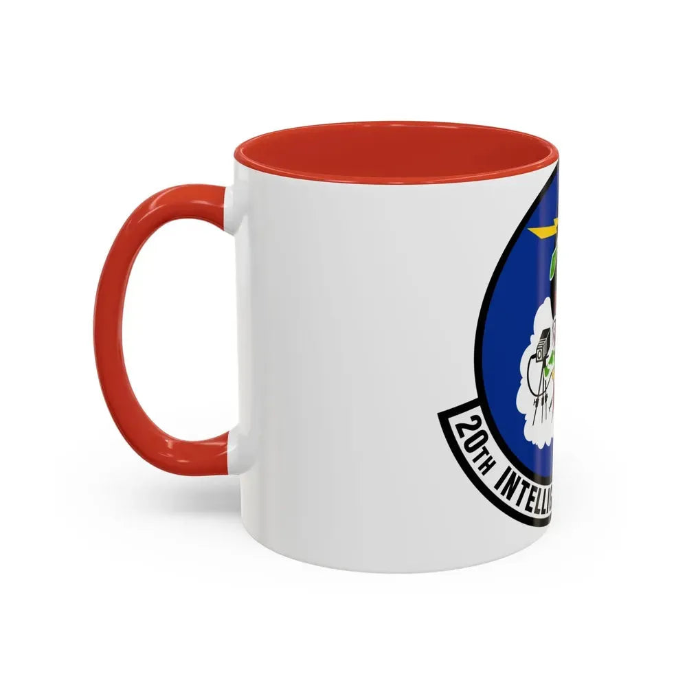 20 Intelligence Squadron ACC (U.S. Air Force) Accent Coffee Mug - Go Mug Yourself