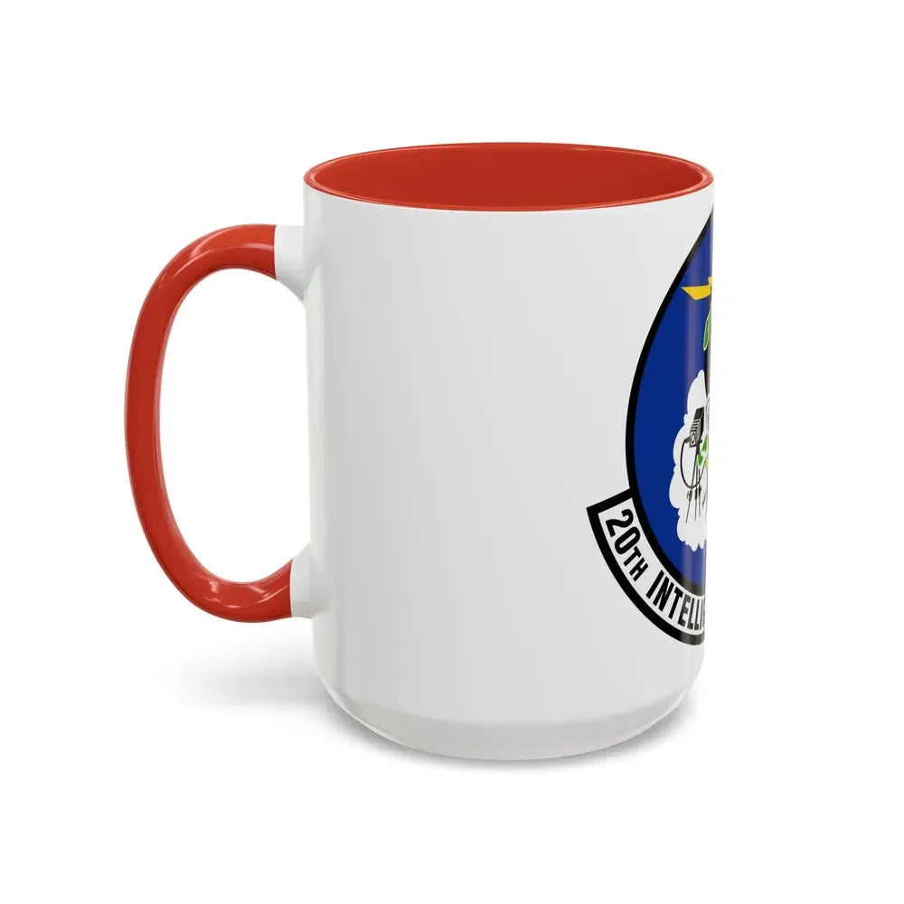 20 Intelligence Squadron ACC (U.S. Air Force) Accent Coffee Mug - Go Mug Yourself