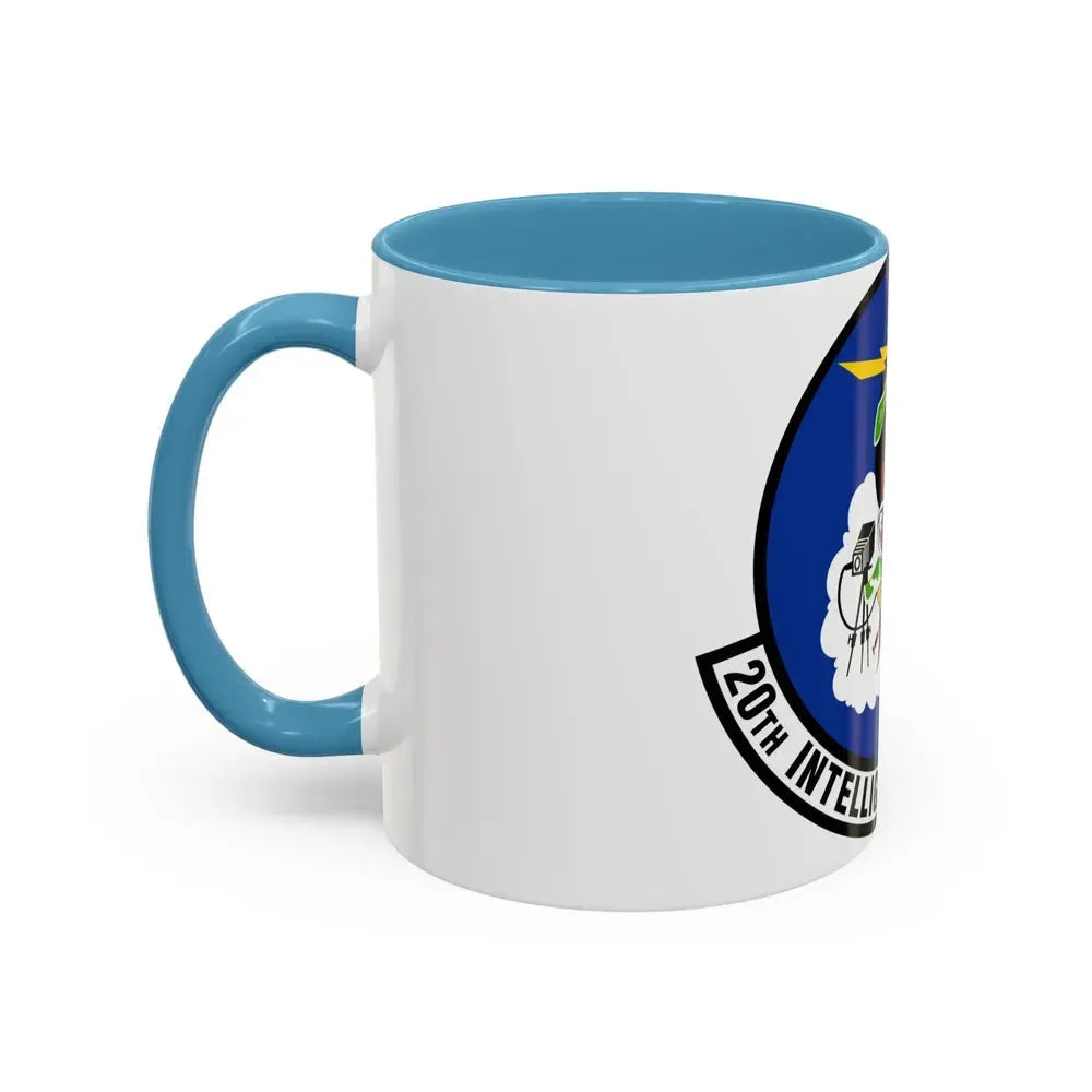 20 Intelligence Squadron ACC (U.S. Air Force) Accent Coffee Mug - Go Mug Yourself
