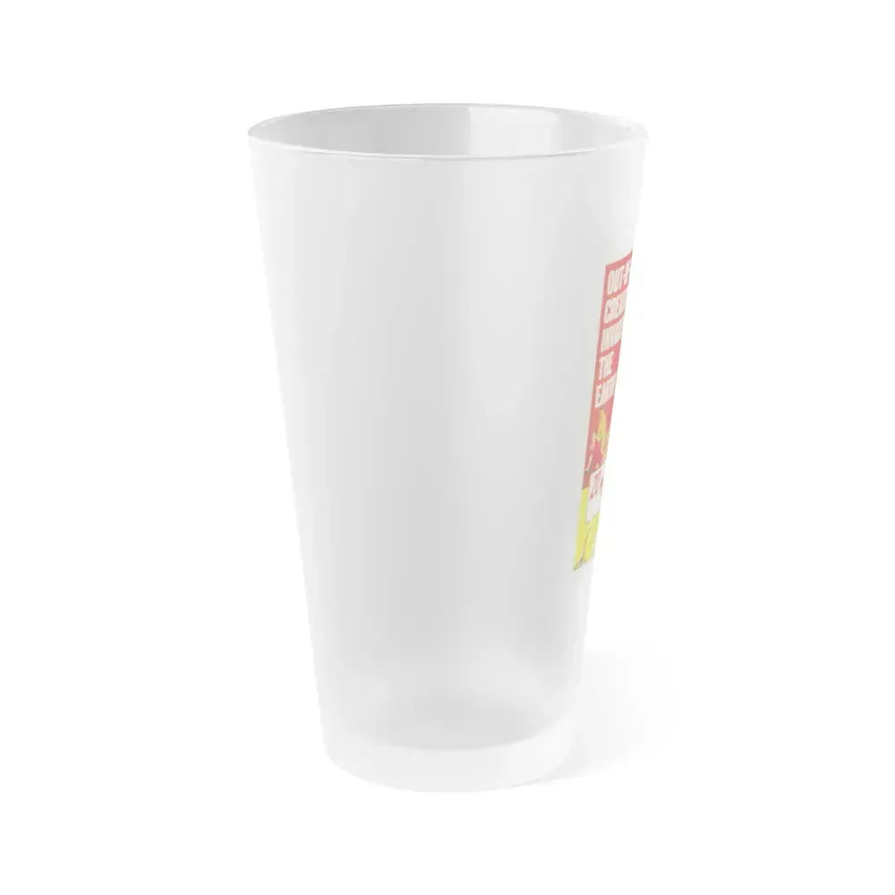 20 MILLION MILES TO EARTH 1957 Movie Poster - Frosted Pint Glass 16oz - Go Mug Yourself