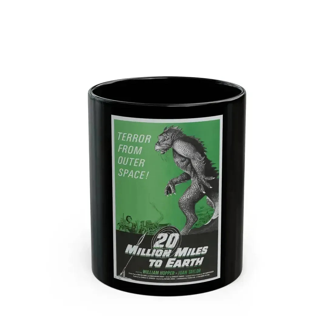 20 MILLION MILES TO EARTH (3) Movie Poster - Black Coffee Mug 11oz - Go Mug Yourself