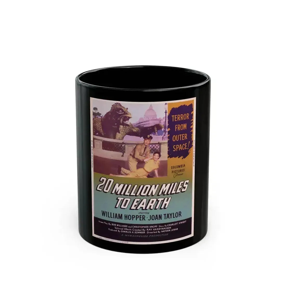 20 MILLION MILES TO EARTH (4) Movie Poster - Black Coffee Mug 11oz - Go Mug Yourself