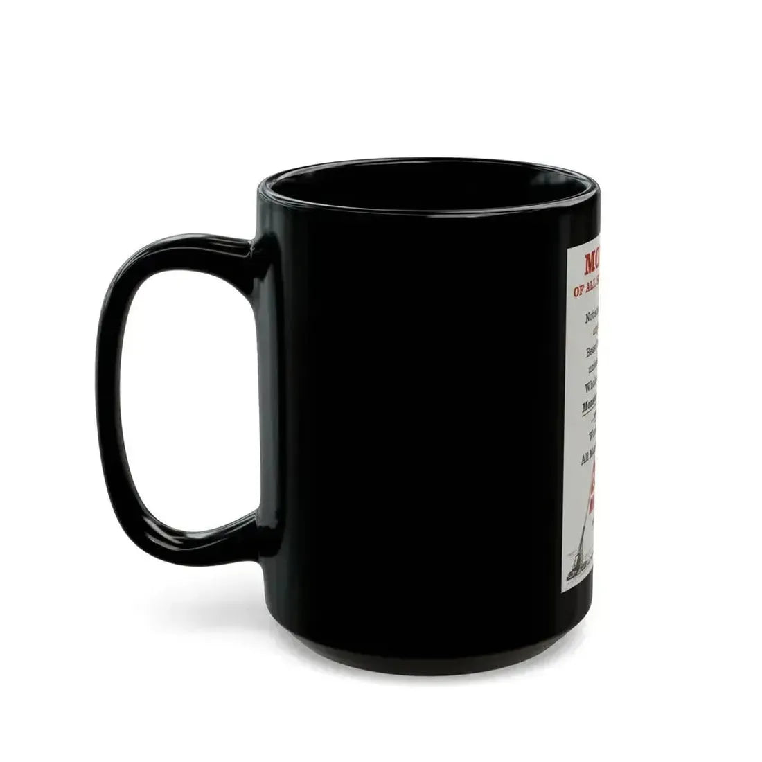 20 MILLION MILES TO EARTH (TEASER) 1957 Movie Poster - Black Coffee Mug - Go Mug Yourself