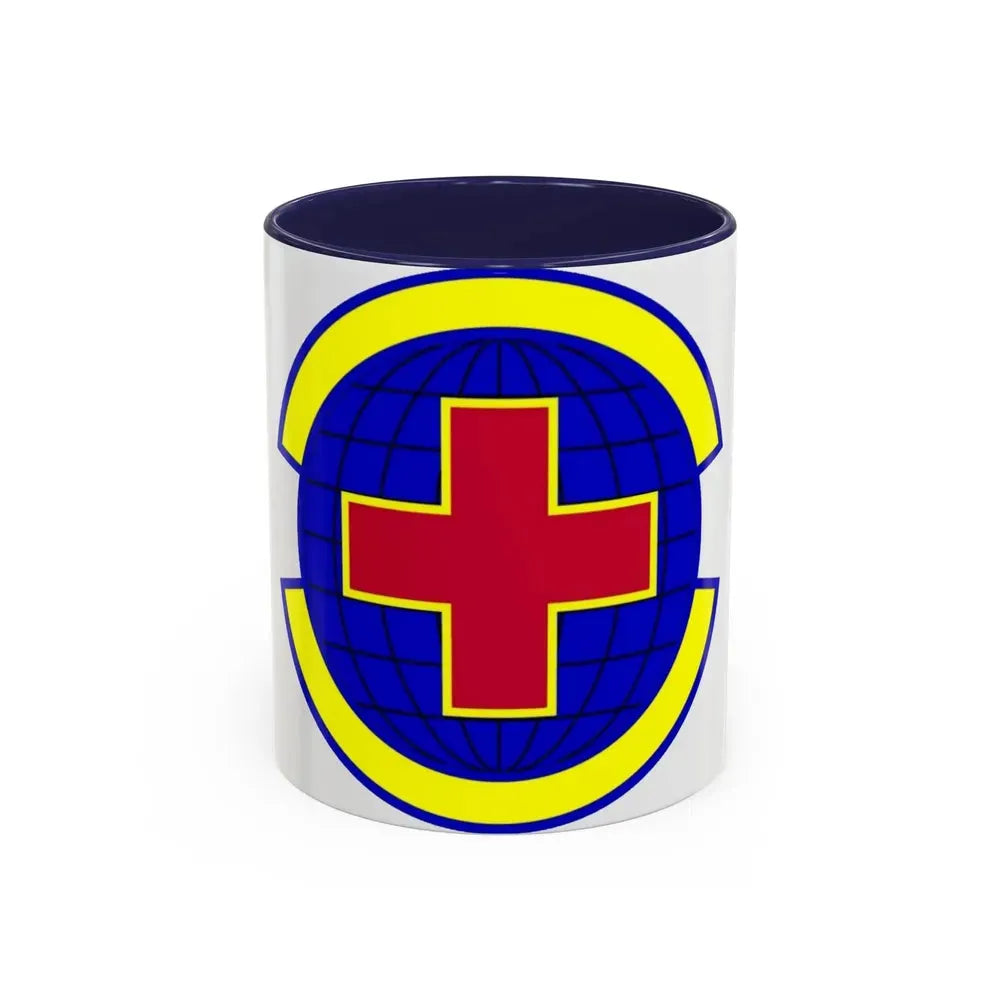 20 Operational Medical Readiness Squadron ACC (U.S. Air Force) Accent Coffee Mug 11oz Navy - Go Mug Yourself