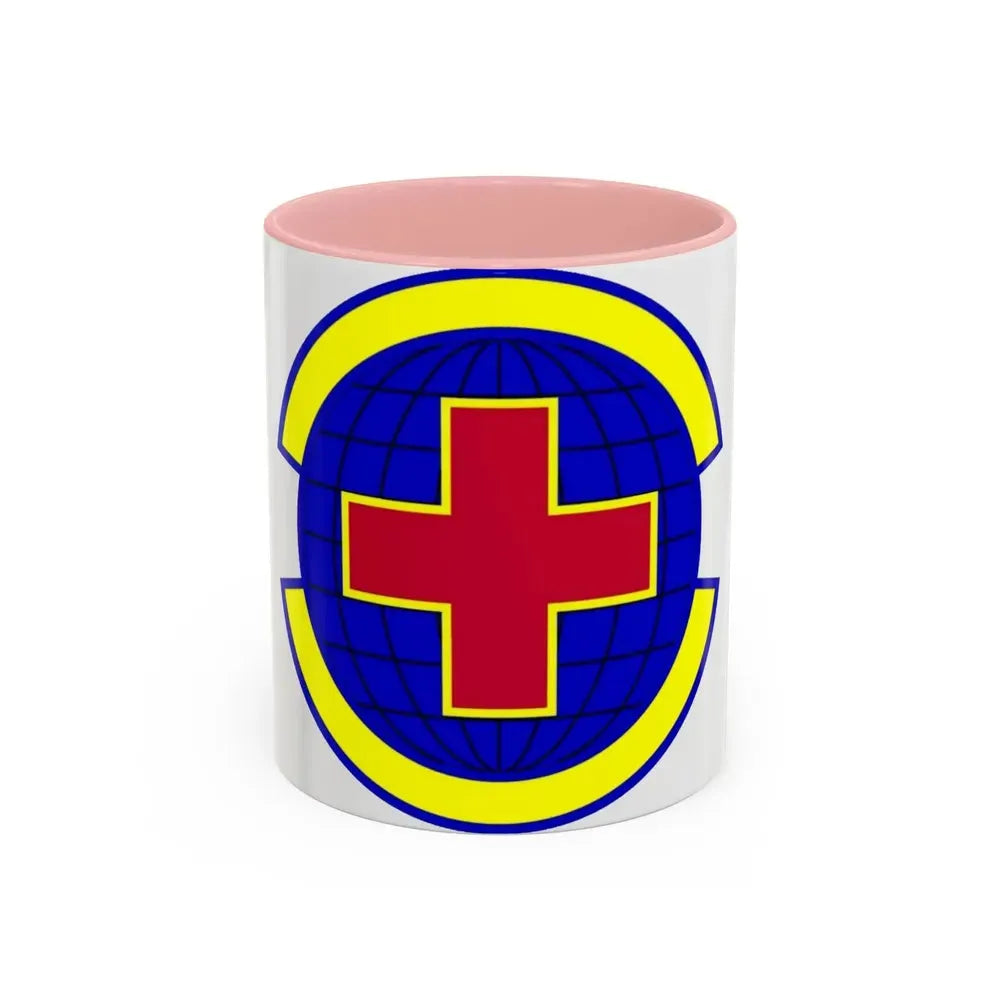 20 Operational Medical Readiness Squadron ACC (U.S. Air Force) Accent Coffee Mug 11oz Pink - Go Mug Yourself