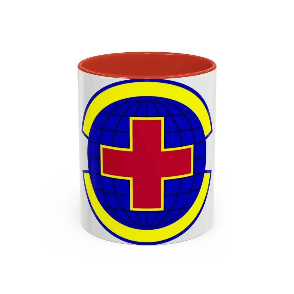 20 Operational Medical Readiness Squadron ACC (U.S. Air Force) Accent Coffee Mug 11oz Red - Go Mug Yourself