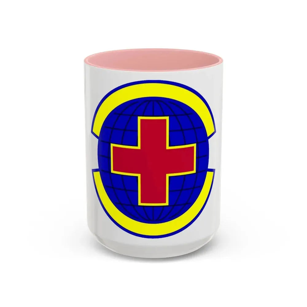 20 Operational Medical Readiness Squadron ACC (U.S. Air Force) Accent Coffee Mug 15oz Pink - Go Mug Yourself