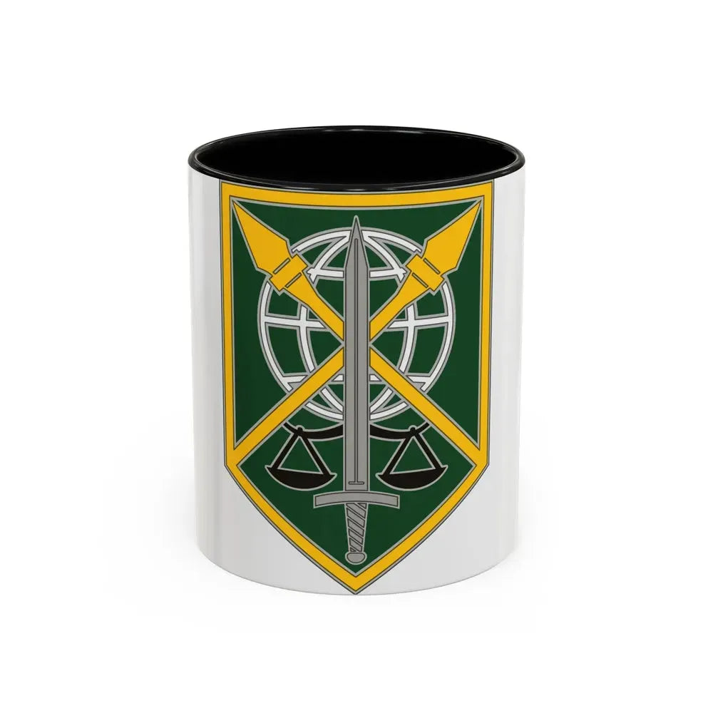 200 Military Police Command (U.S. Army) Accent Coffee Mug 11oz Black - Go Mug Yourself