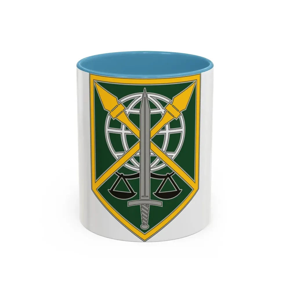 200 Military Police Command (U.S. Army) Accent Coffee Mug 11oz Light Blue - Go Mug Yourself