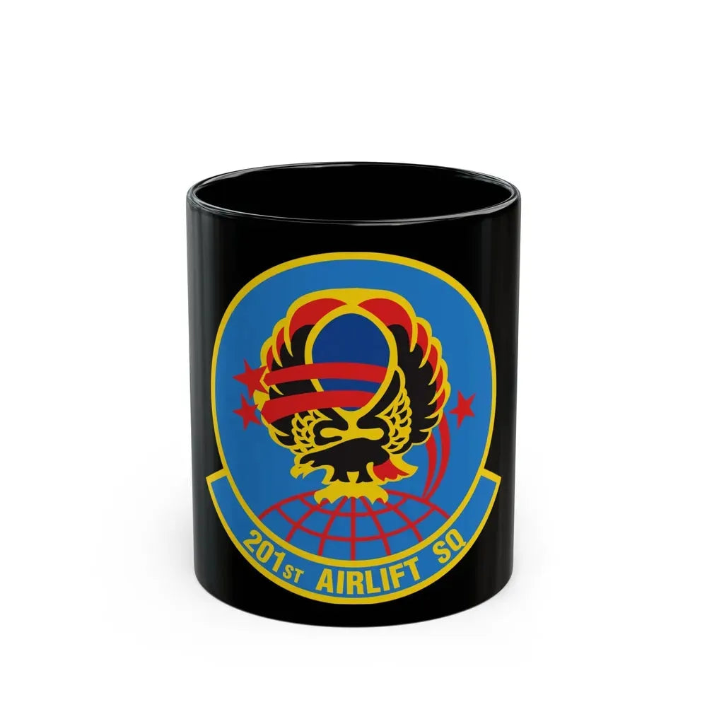 201 Airlift Squadron (U.S. Air Force) Black Coffee Mug 11oz - Go Mug Yourself