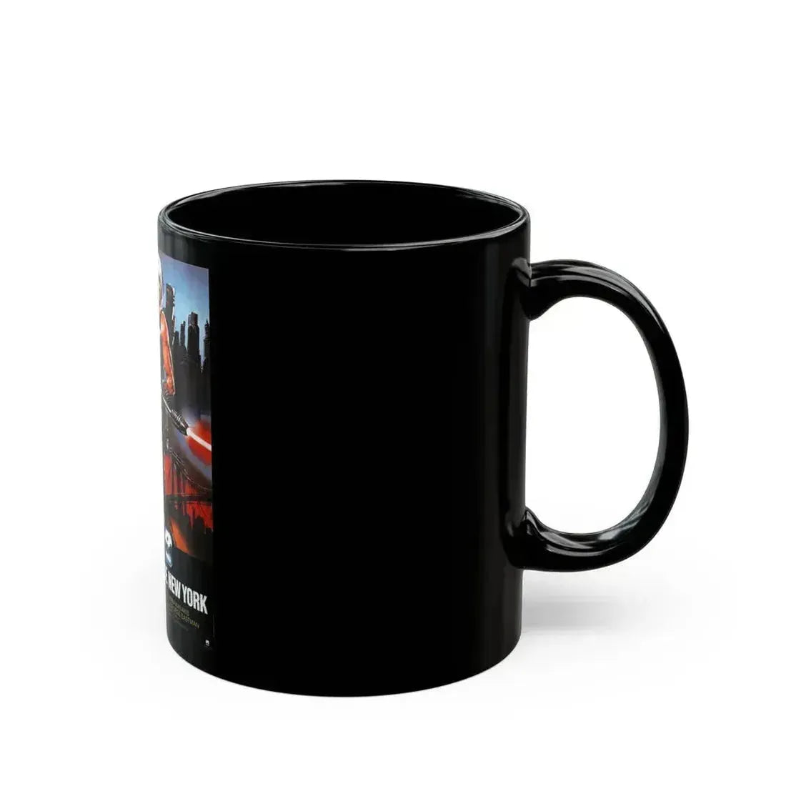 2019 - AFTER THE FALL OF NEW YORK 1983 Movie Poster - Black Coffee Mug - Go Mug Yourself
