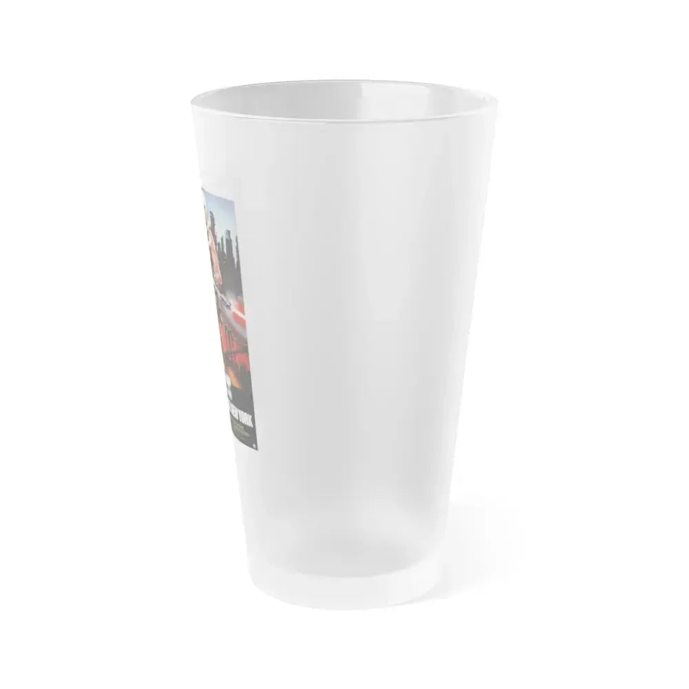 2019 - AFTER THE FALL OF NEW YORK 1983 Movie Poster - Frosted Pint Glass 16oz - Go Mug Yourself