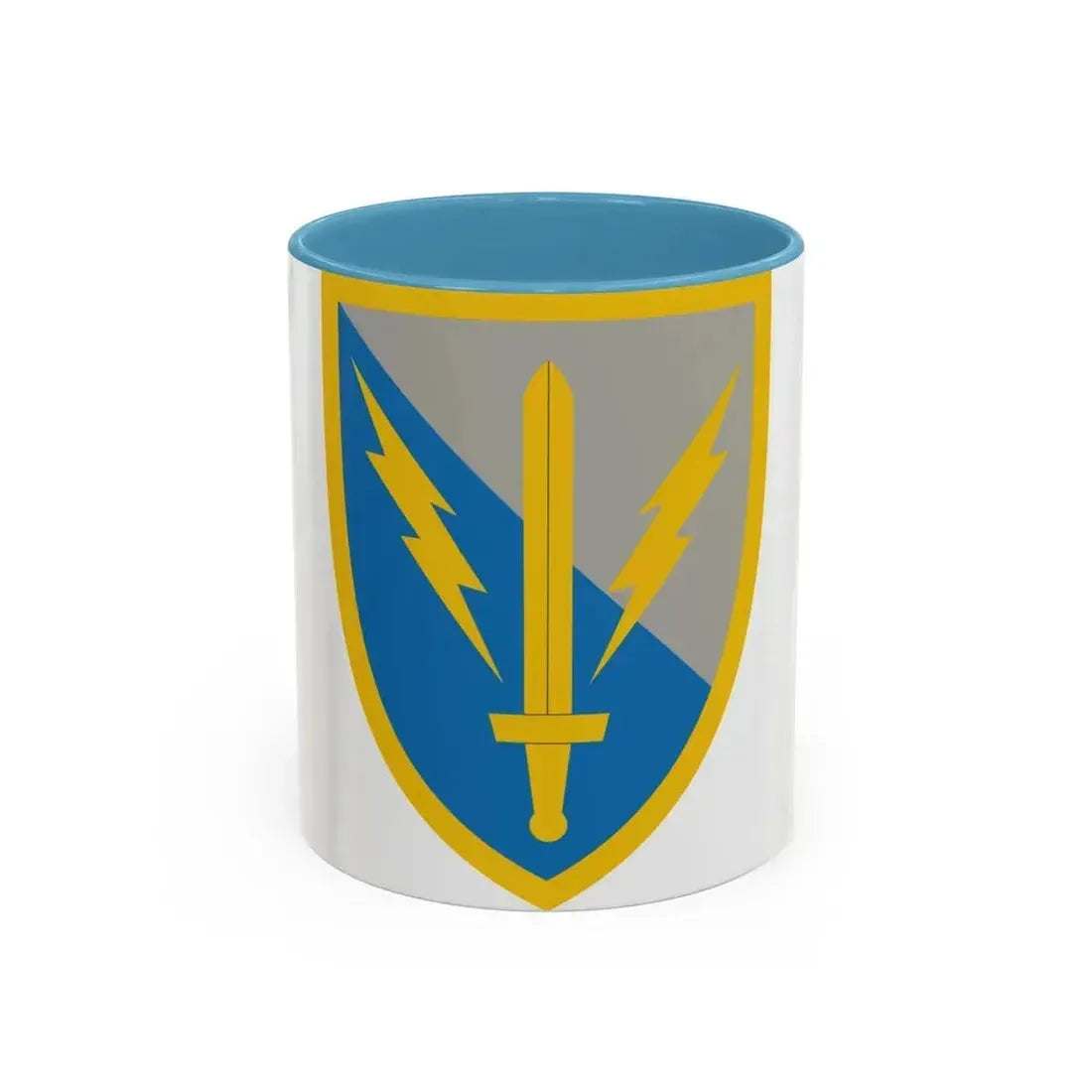 201st Expeditionary Military Intelligence Brigade (U.S. Army) Accent Coffee Mug 11oz Light Blue - Go Mug Yourself