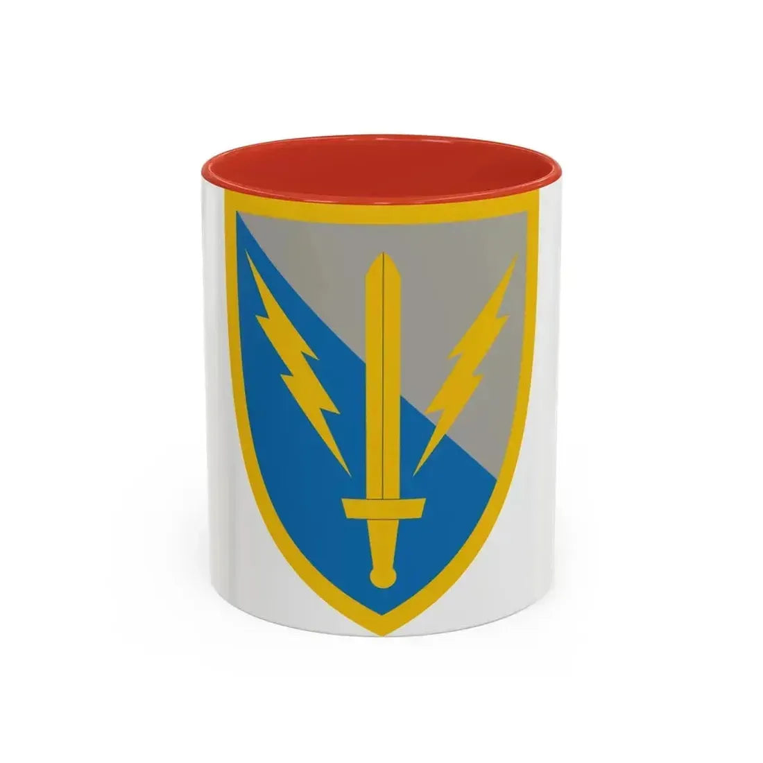 201st Expeditionary Military Intelligence Brigade (U.S. Army) Accent Coffee Mug 11oz Red - Go Mug Yourself
