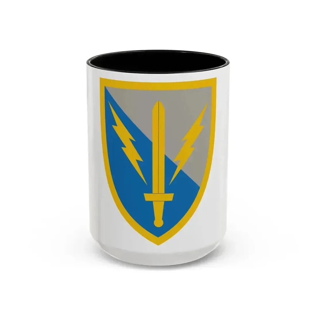 201st Expeditionary Military Intelligence Brigade (U.S. Army) Accent Coffee Mug 15oz Black - Go Mug Yourself