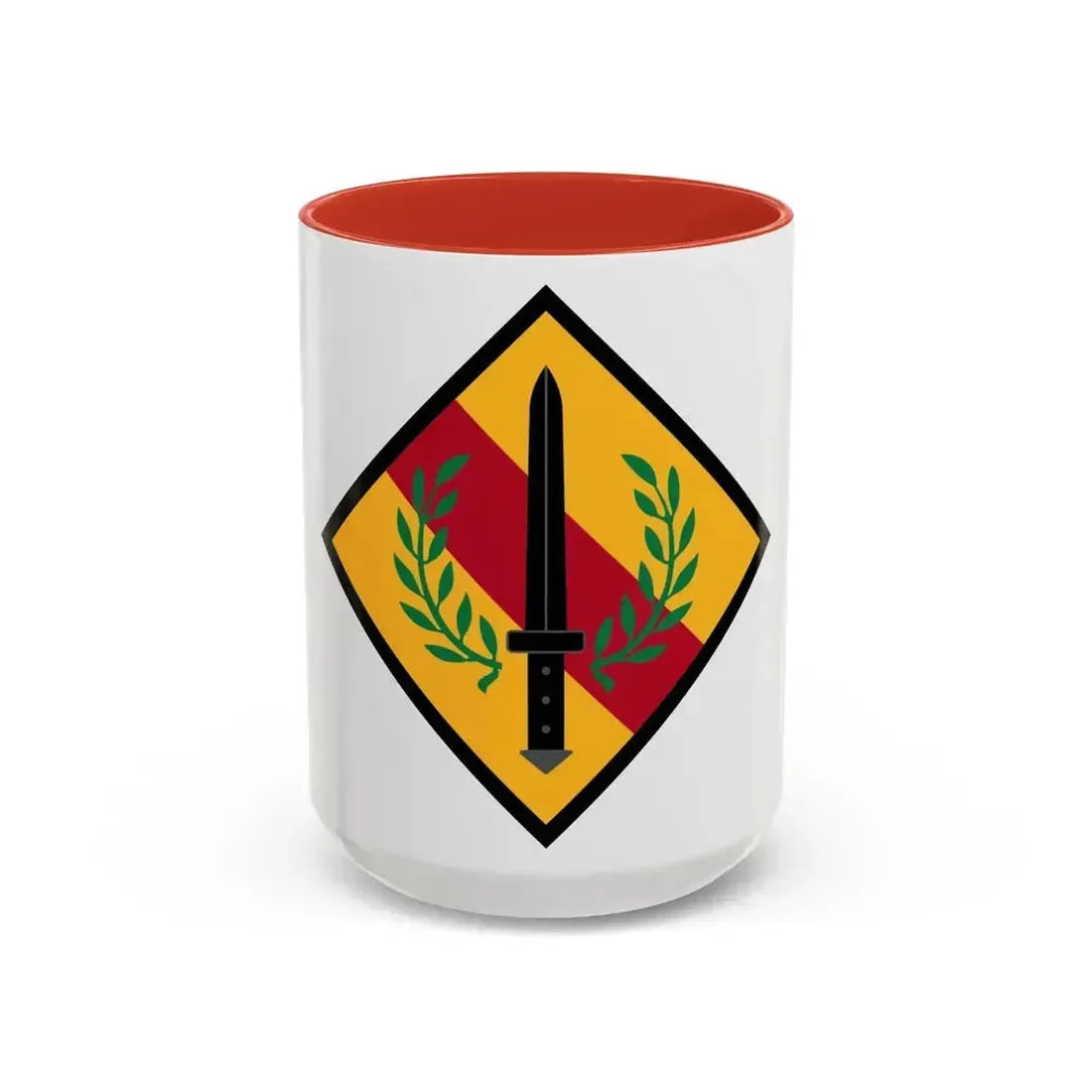 201st Regional Support Group (U.S. Army) Accent Coffee Mug 15oz Red - Go Mug Yourself