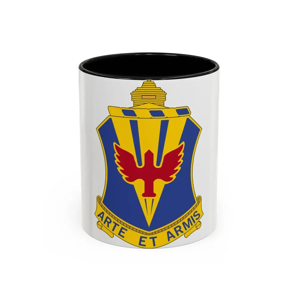 202 Air Defense Artillery Regiment (U.S. Army) Accent Coffee Mug 11oz Black - Go Mug Yourself